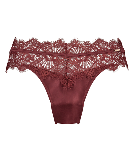 Slip brésilien Zoe, Rouge