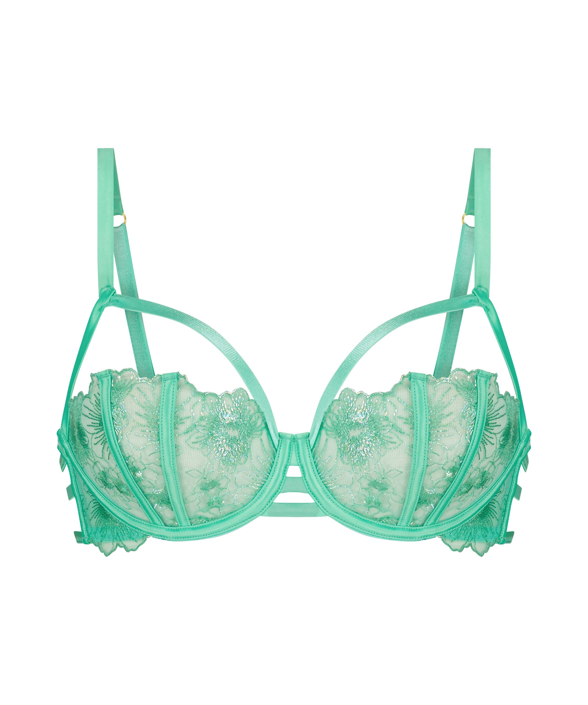Soutien-gorge à armatures non-préformé Alexandra, Vert, main