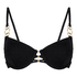 Soutien-gorge de bikini rembourré Bahamas, Noir