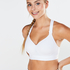 HKMX Soutien-gorge de sport The All Star Maintien niveau 2, Blanc
