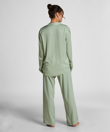 Pantalon Satin, Vert