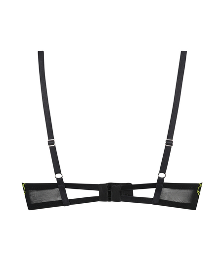 Soutien-gorge &agrave; armatures pr&eacute;form&eacute; push-up Feyre, Noir