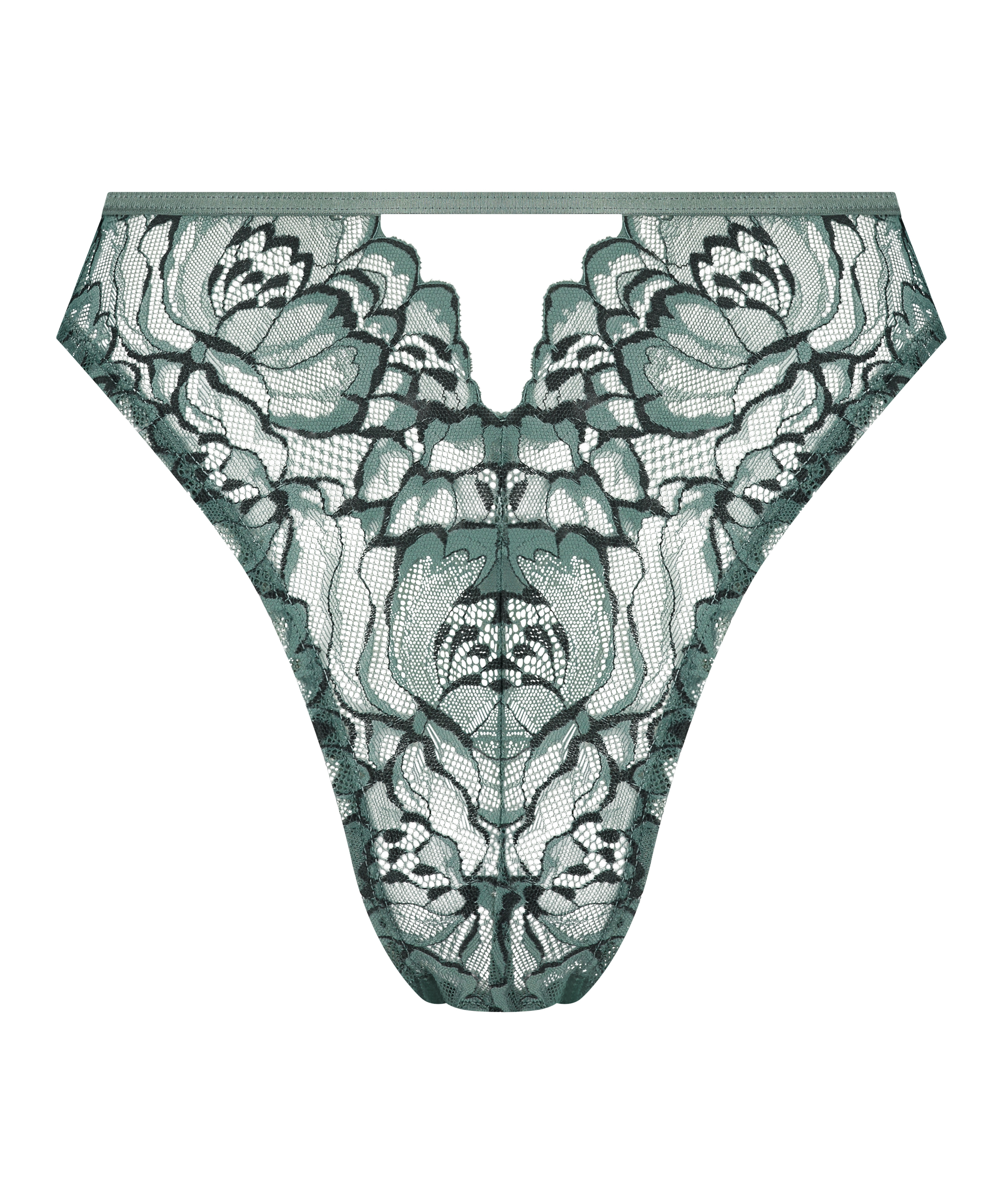 Slip brésilien Abby, Vert, main