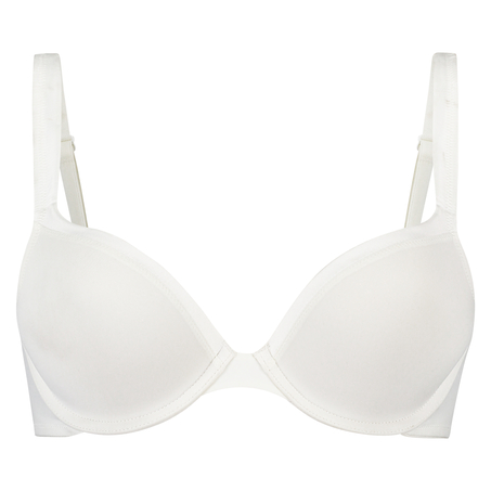 Soutien-gorge à armatures préformé Satin fleece, Blanc