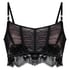 Soutien-gorge &agrave; armatures non-pr&eacute;form&eacute; longline Cynthia, Noir