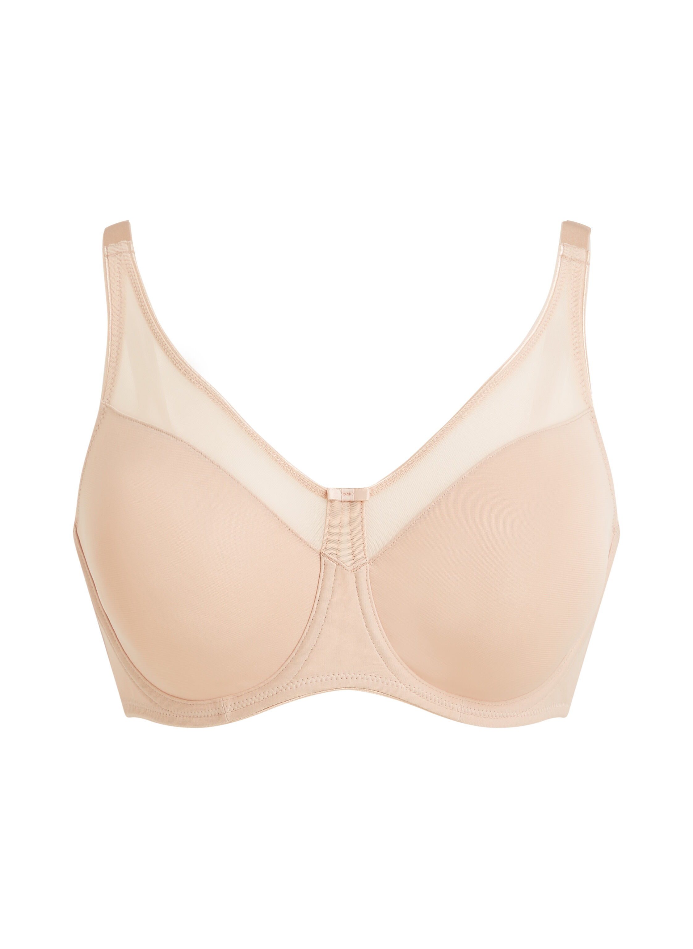 Soutien-gorge &agrave; armatures non-pr&eacute;form&eacute; minimiseur Nina, Beige