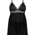 Baby-doll Animal flock Lace, Noir