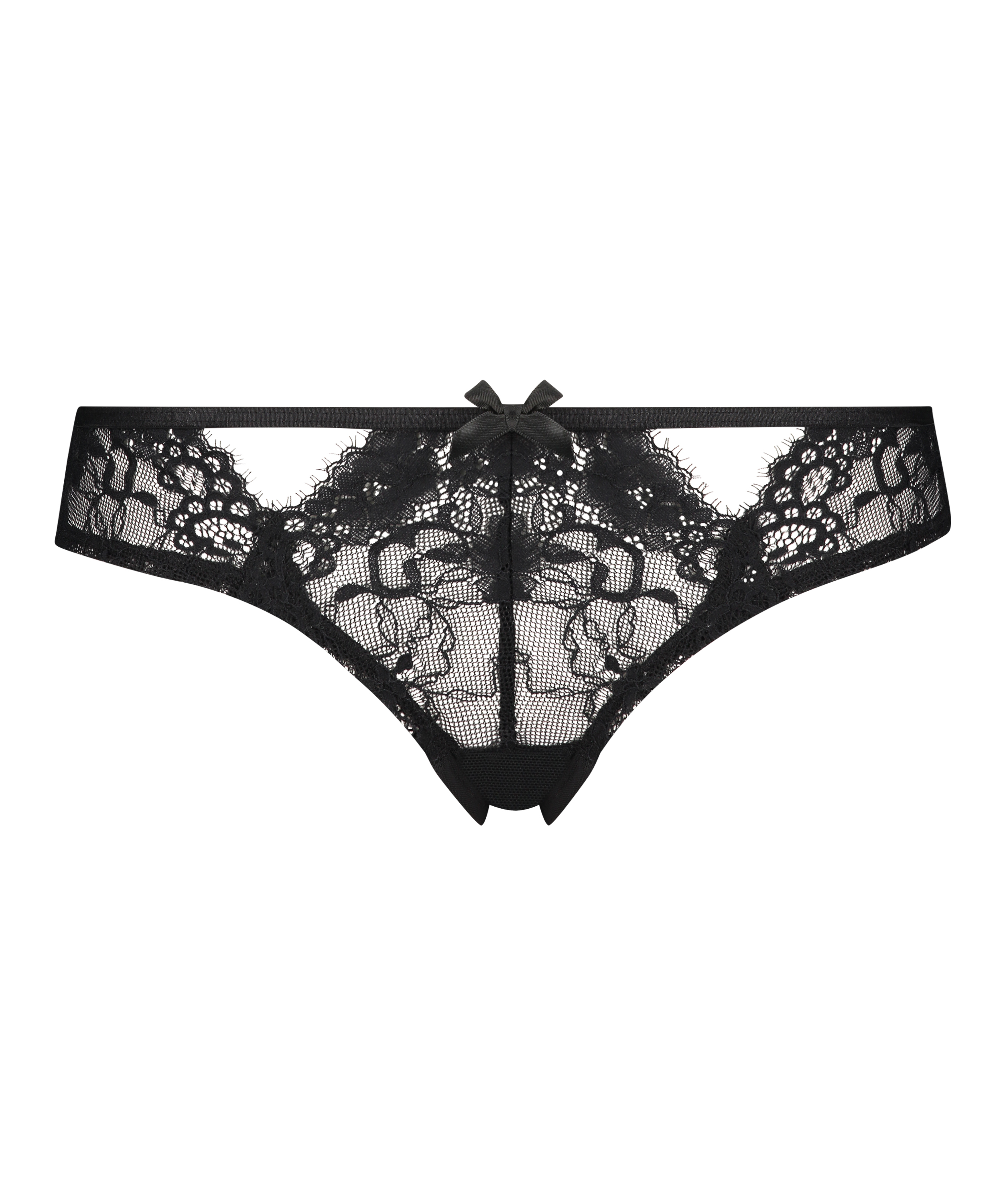 Slip brésilien Yentel, Noir, main