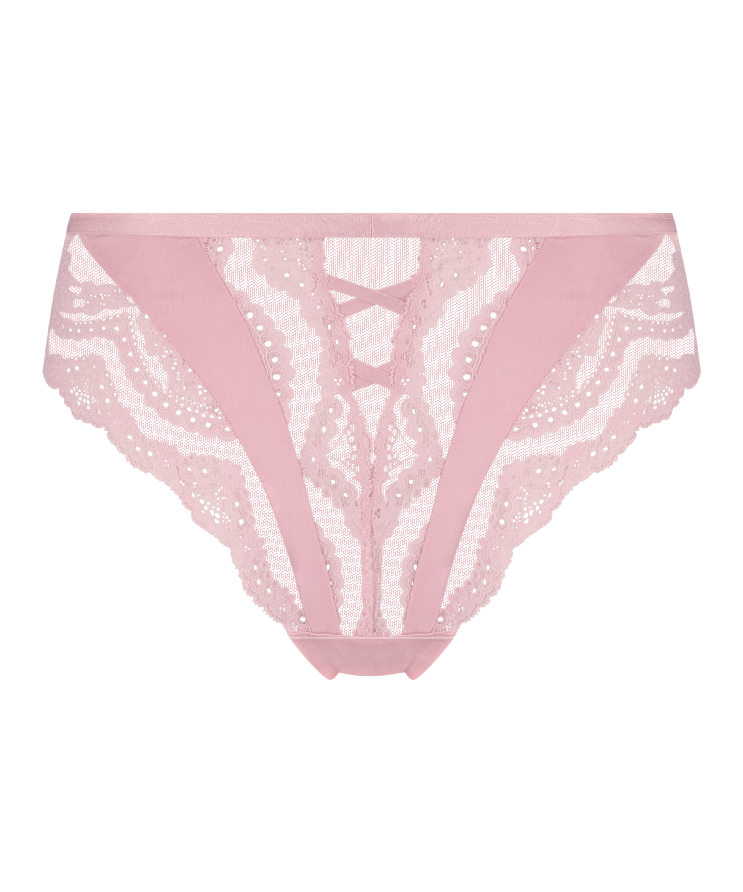 Slip brésilien Selina, Rose, main