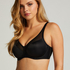 Soutien-gorge à armatures non-préformé minimiseur Nina, Noir