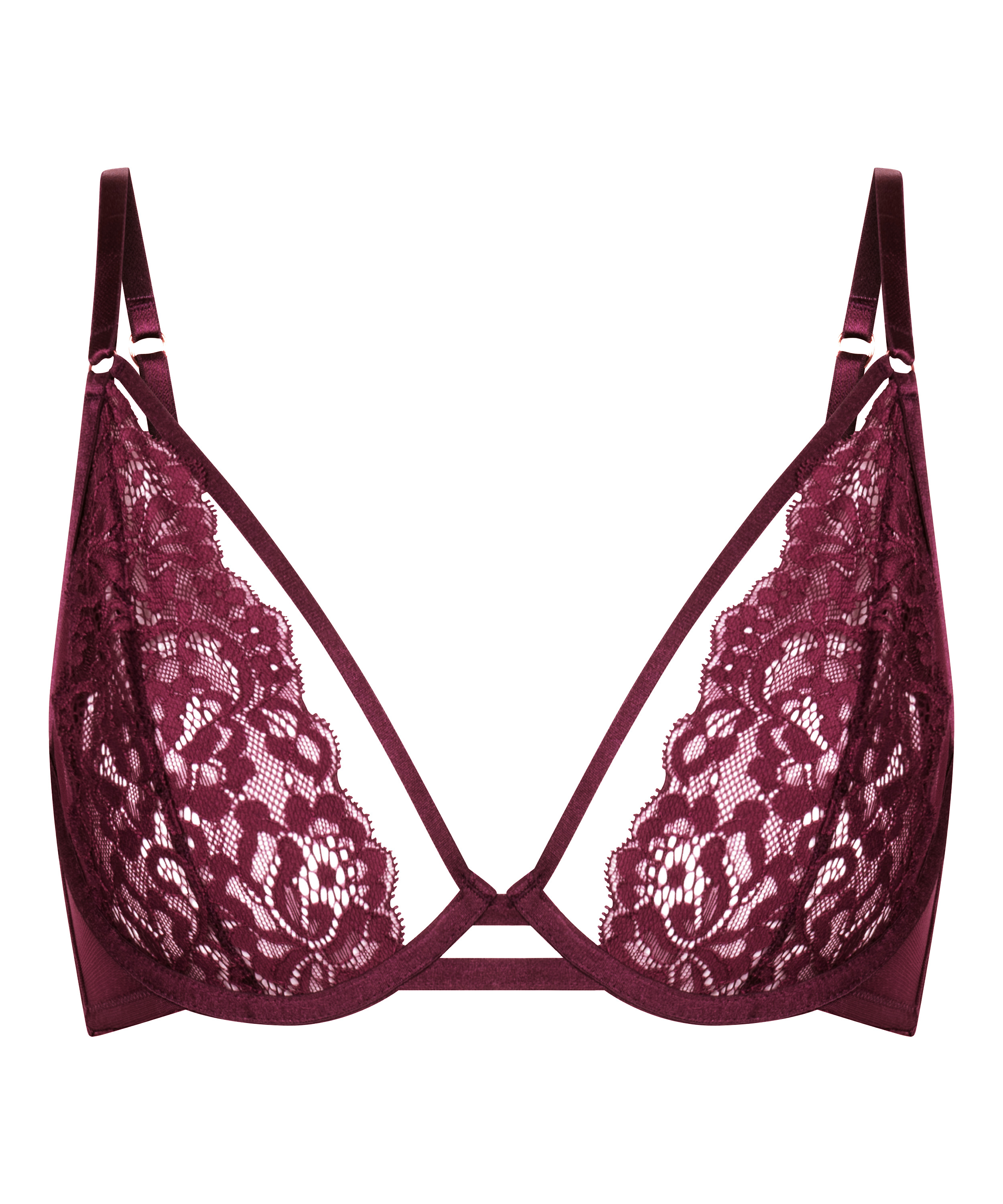 Soutien-gorge à armatures non-préformé Cinnamon, Rouge, main