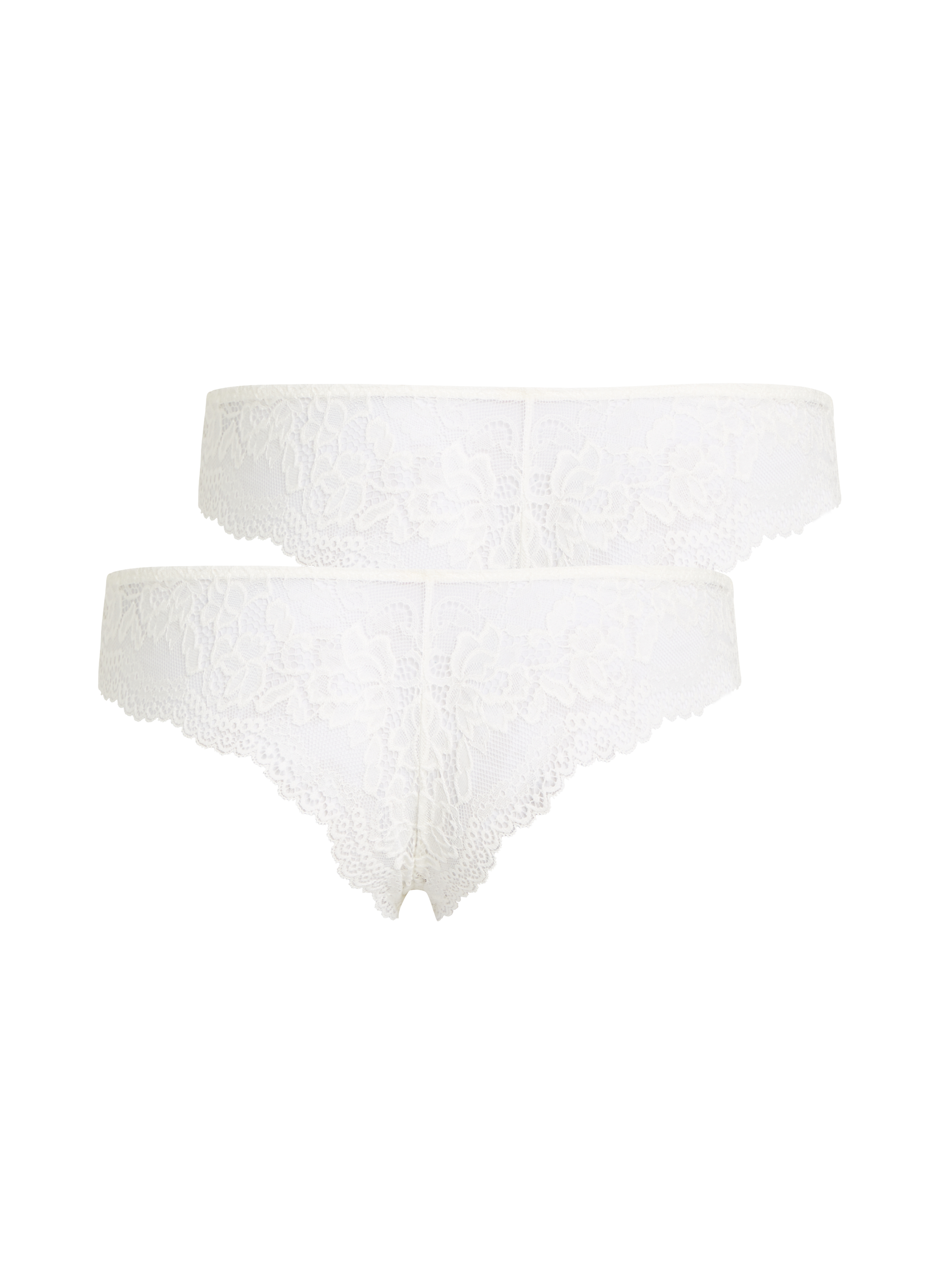 Lot de 3 slips brésiliens Chelsea, Blanc, main