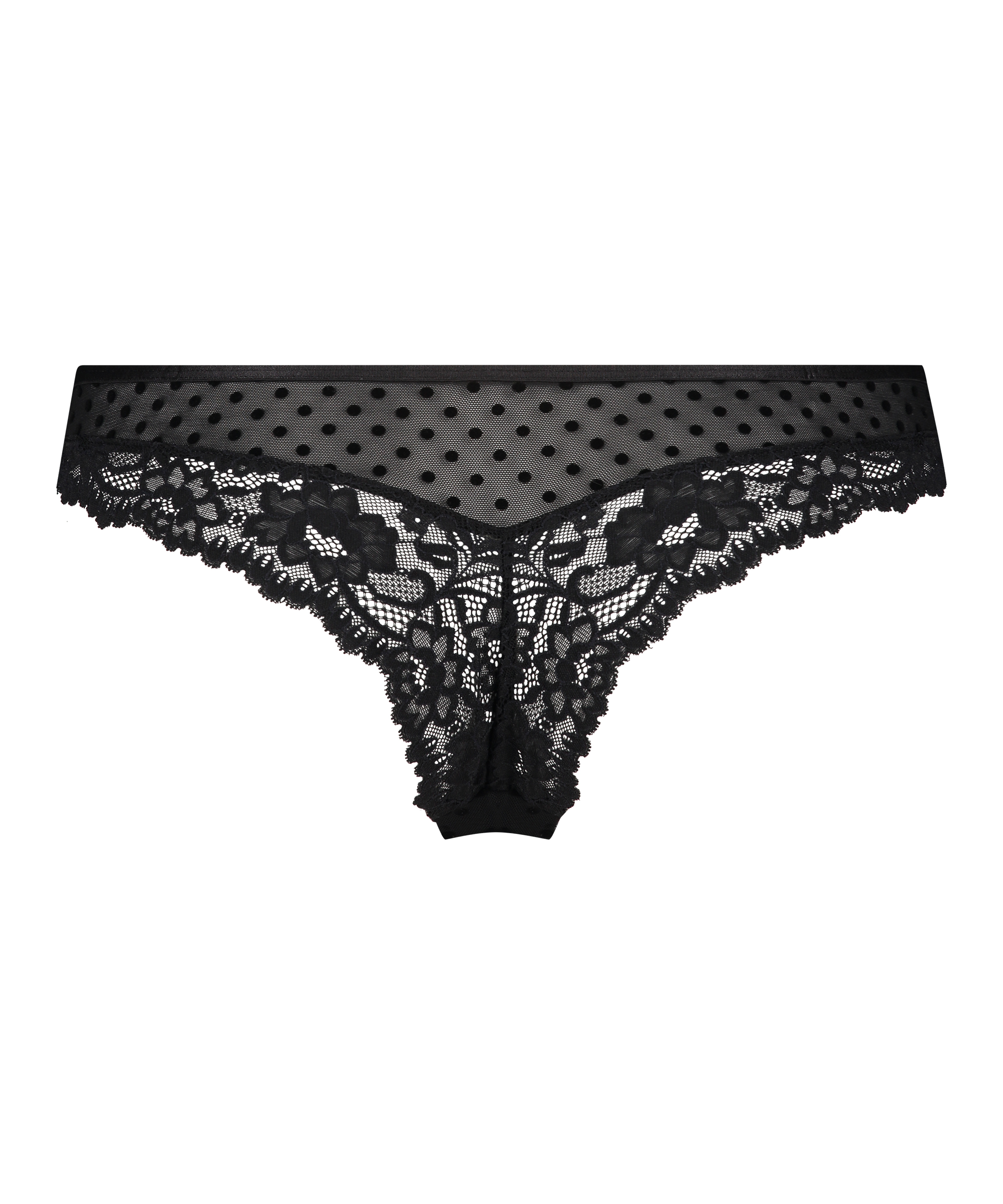 Slip brésilien Irene, Noir, main