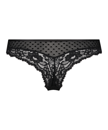 Slip brésilien Irene, Noir