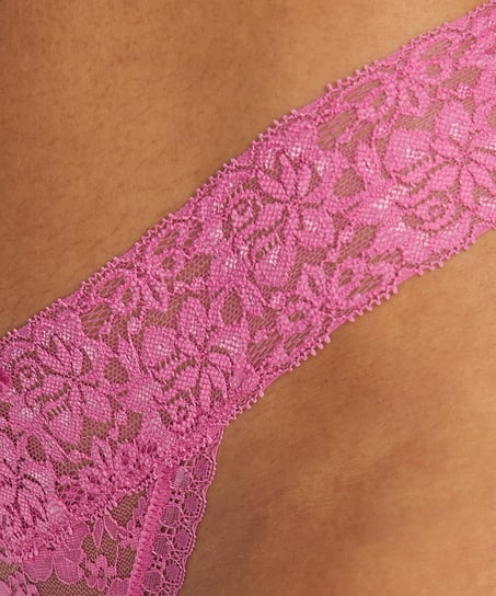 String en V taille extra basse, Rose