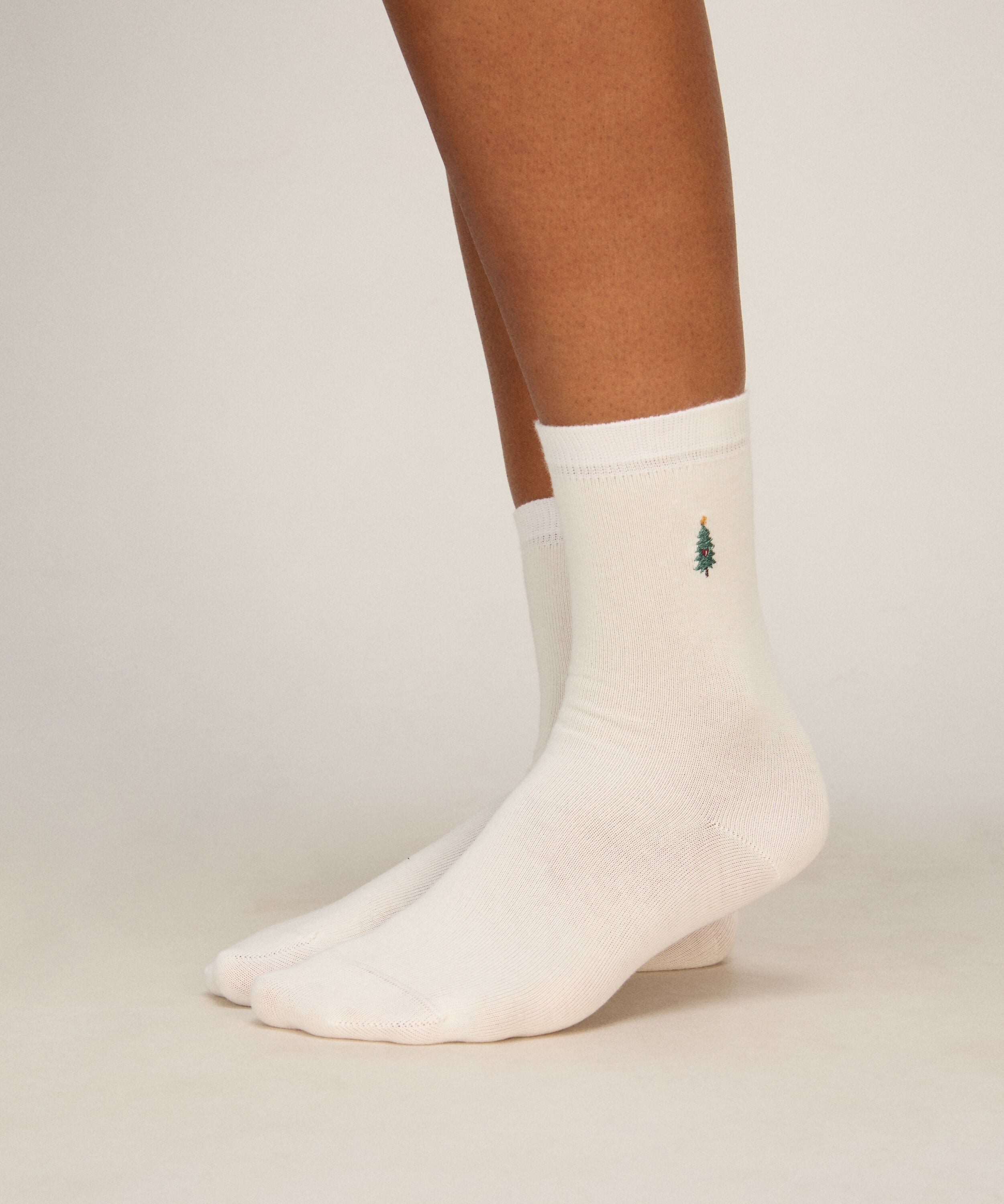Chaussettes 3 Pair Cotton, Rouge Chaussettes 3 Pair Cotton, Rouge