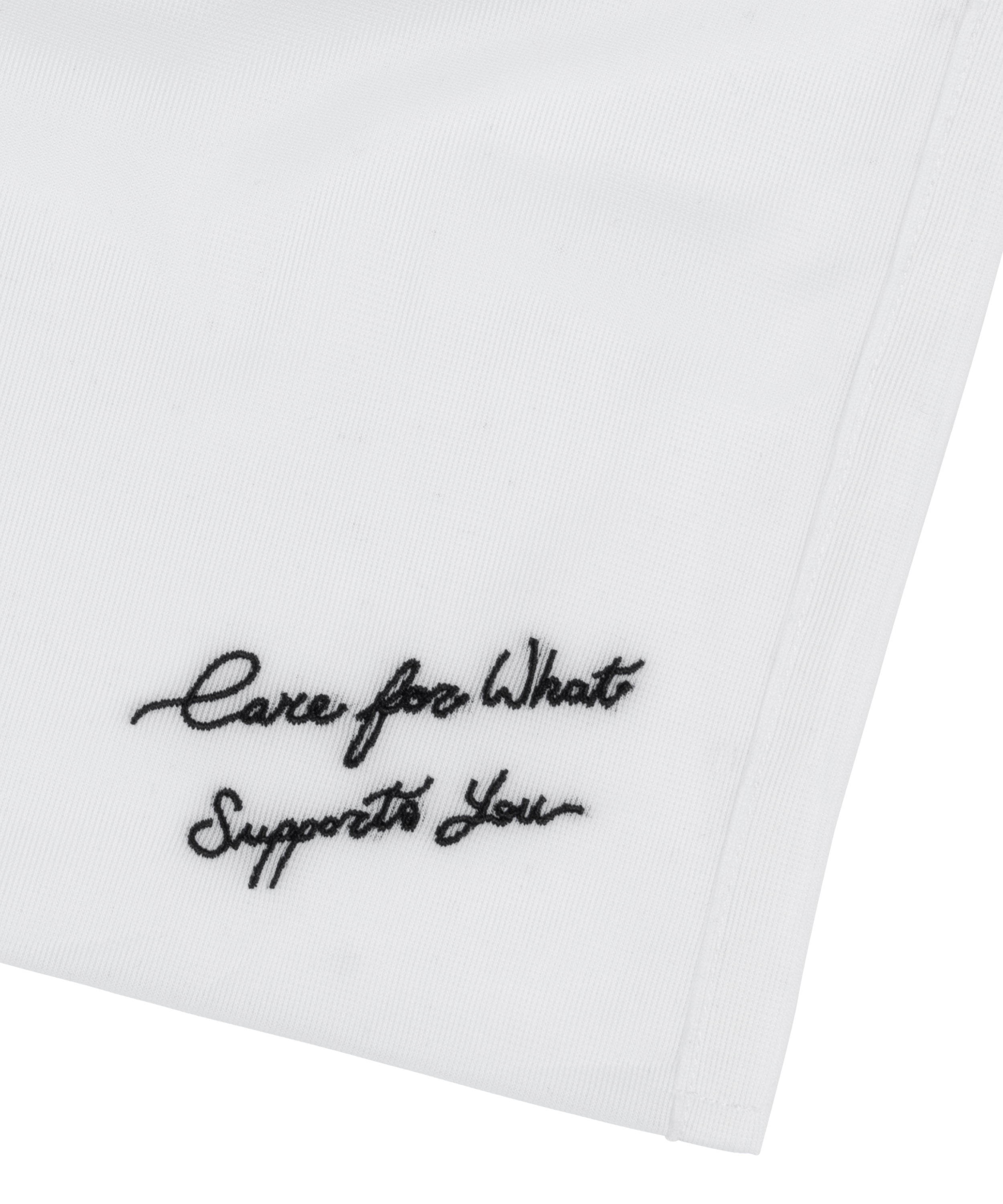 Sac de lavage petit, Blanc, main