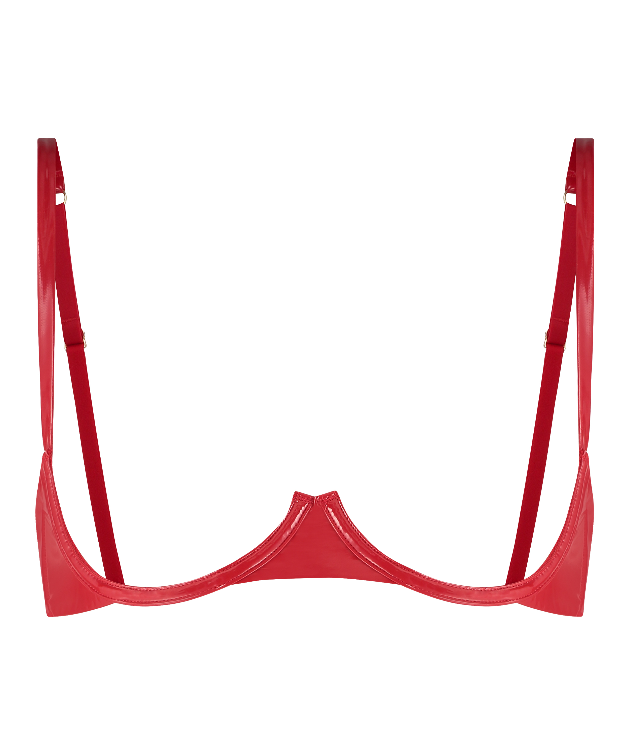 Soutien-gorge à armatures non-préformé sans bonnet Wilde, Rouge, main