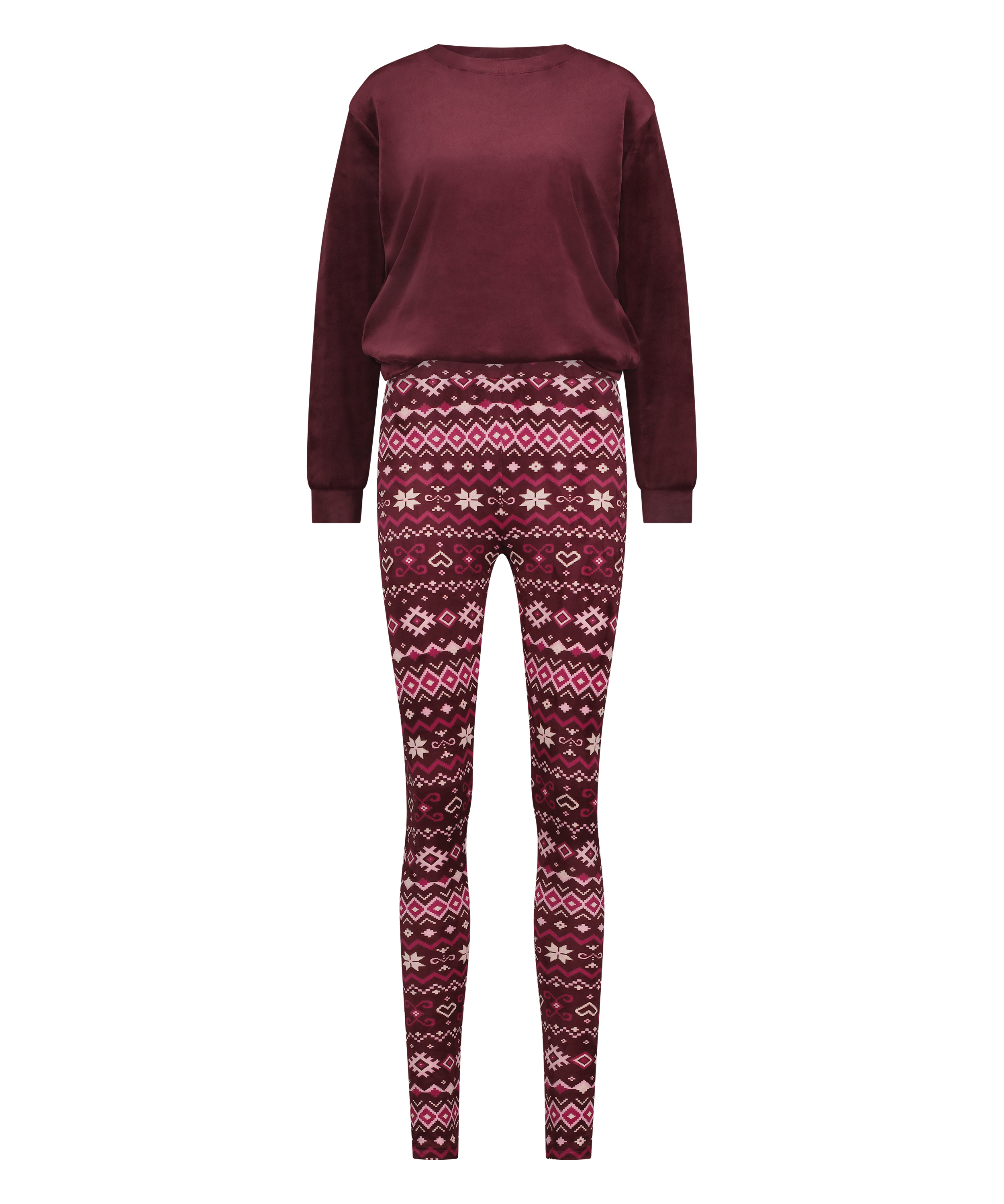 Pyjama avec sac, Rouge, main