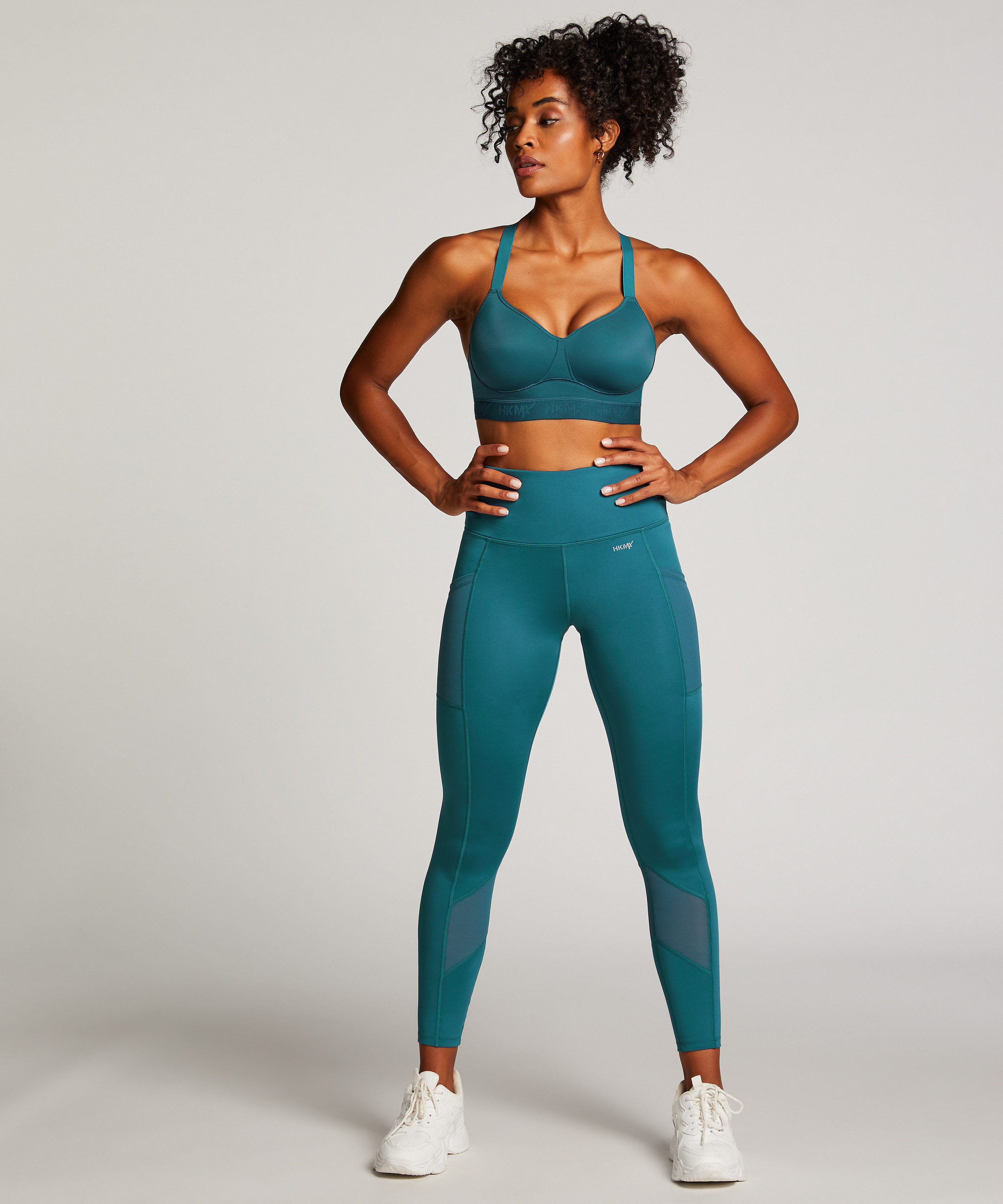 HKMX Soutien-gorge de sport The All Star Maintien niveau 2, Bleu, main