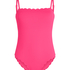 Maillot de bain Bandeau Scallop, Rose
