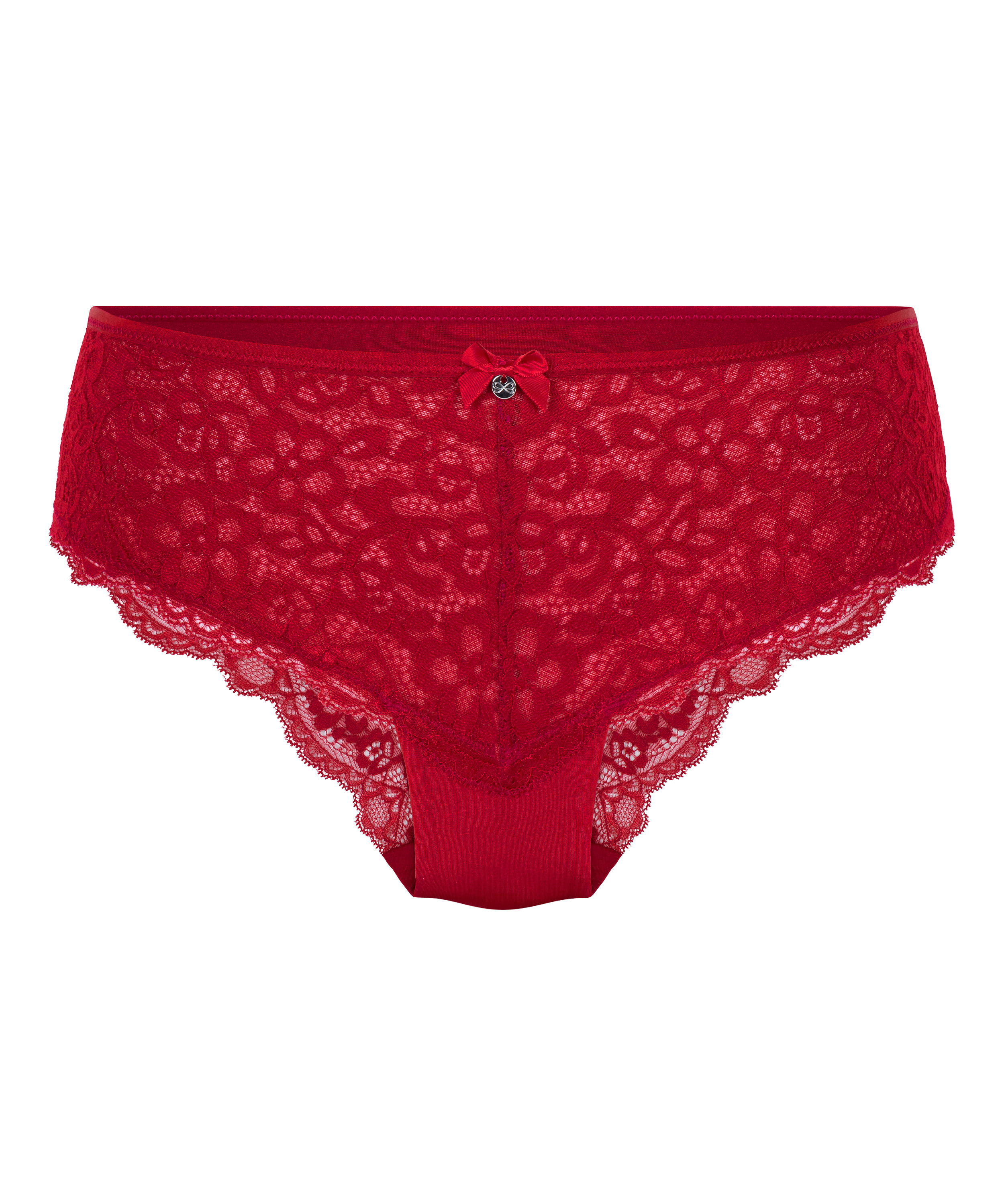 Slip brésilien Marine, Rouge, main