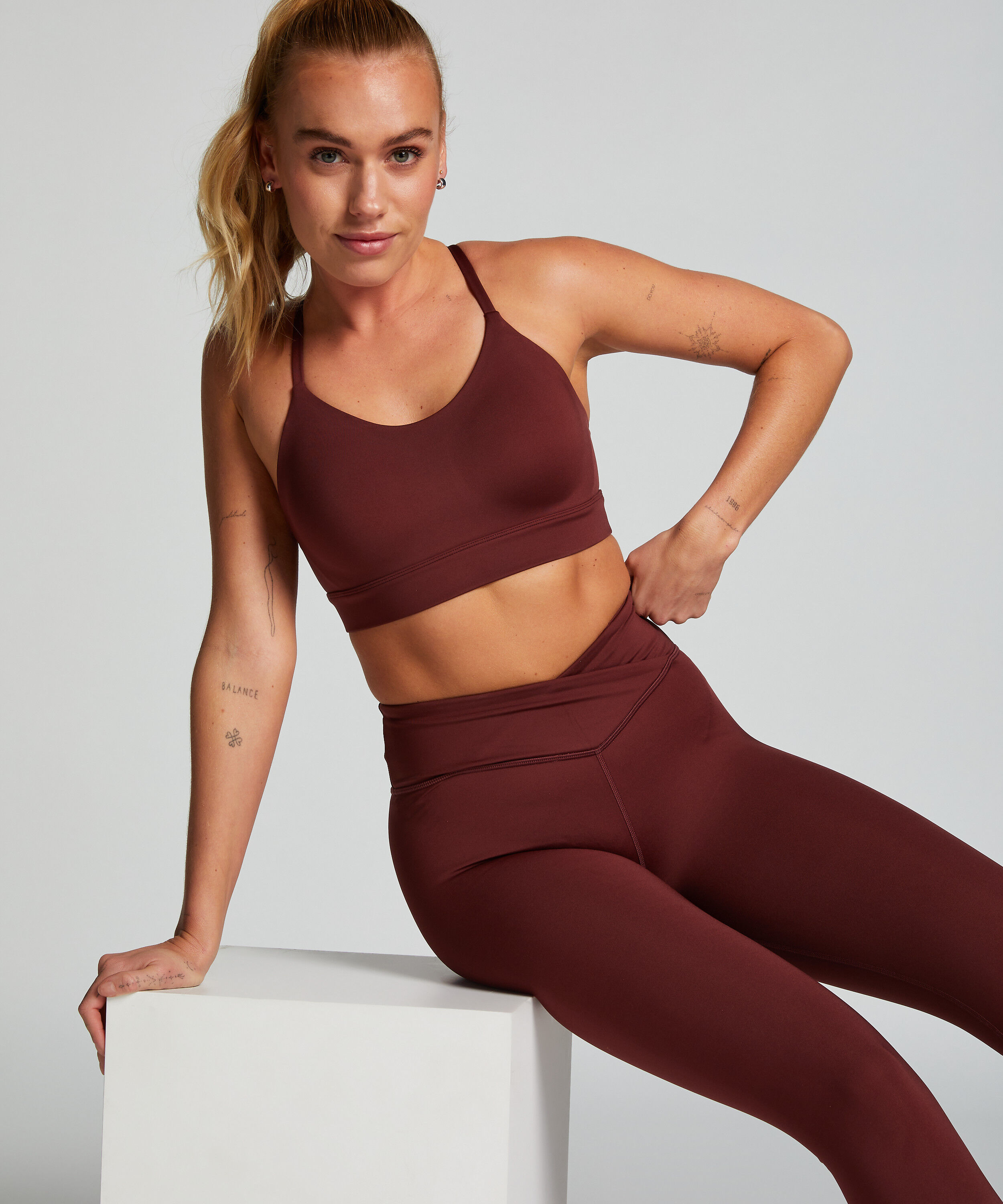 HKMX Brassière de sport de niveau 1, Rouge HKMX Brassière de sport de niveau 1, Rouge