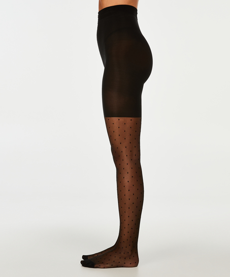 Collants sculptants 20 deniers, Noir