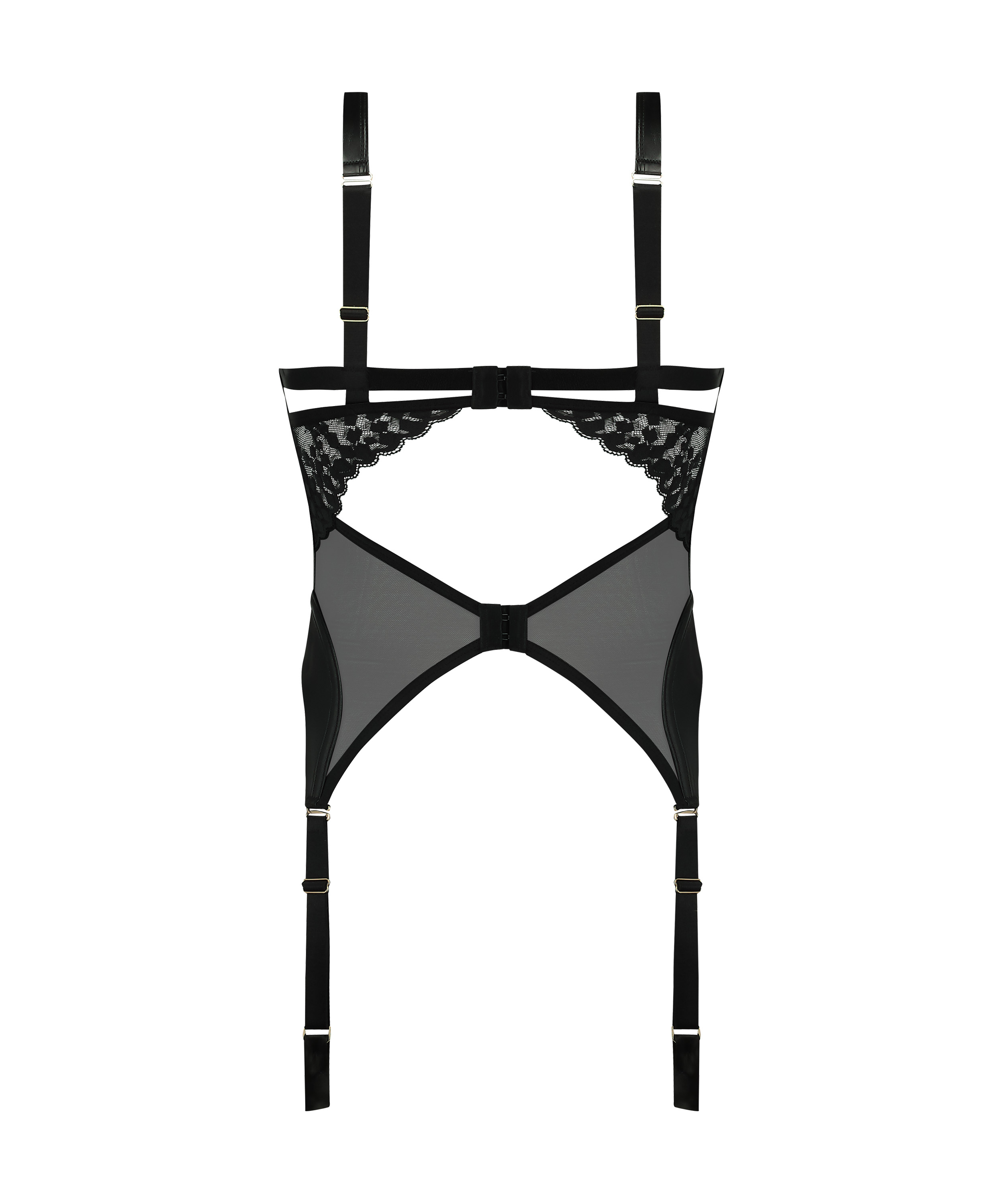 Bustier Desire, Noir, main