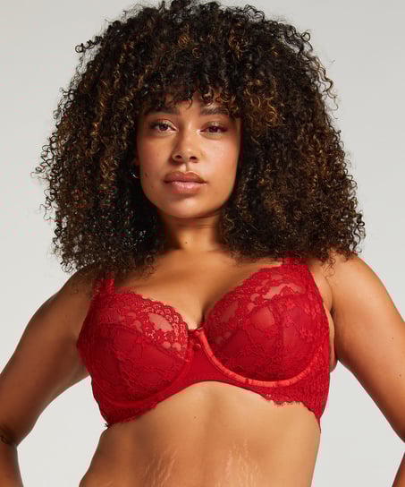 Soutien-gorge à armatures non-préformé Daisy, Rouge
