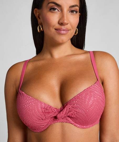 Haut de bikini rembourré sans armatures Lanai, Rose