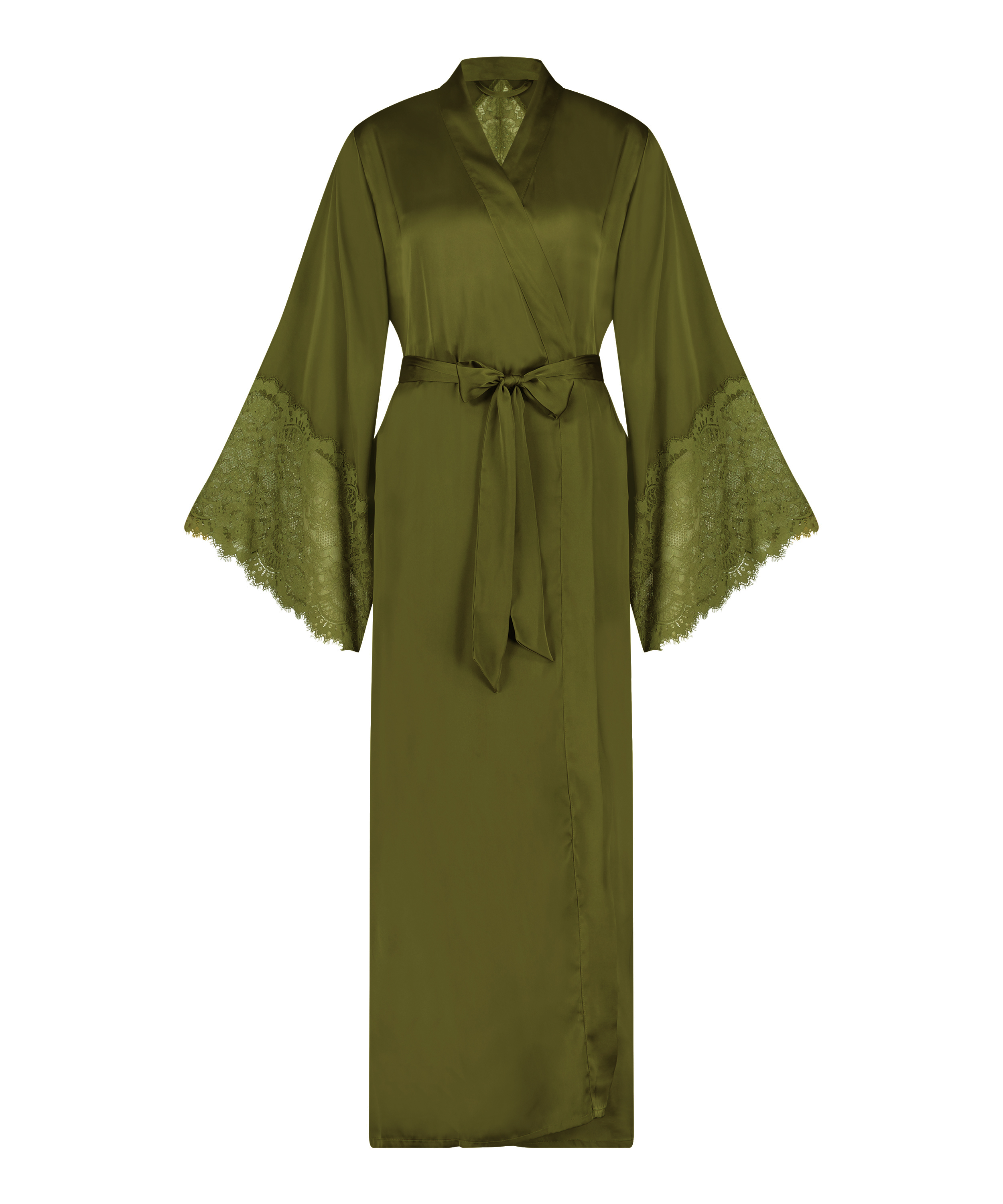 Kimono Satin, Vert, main