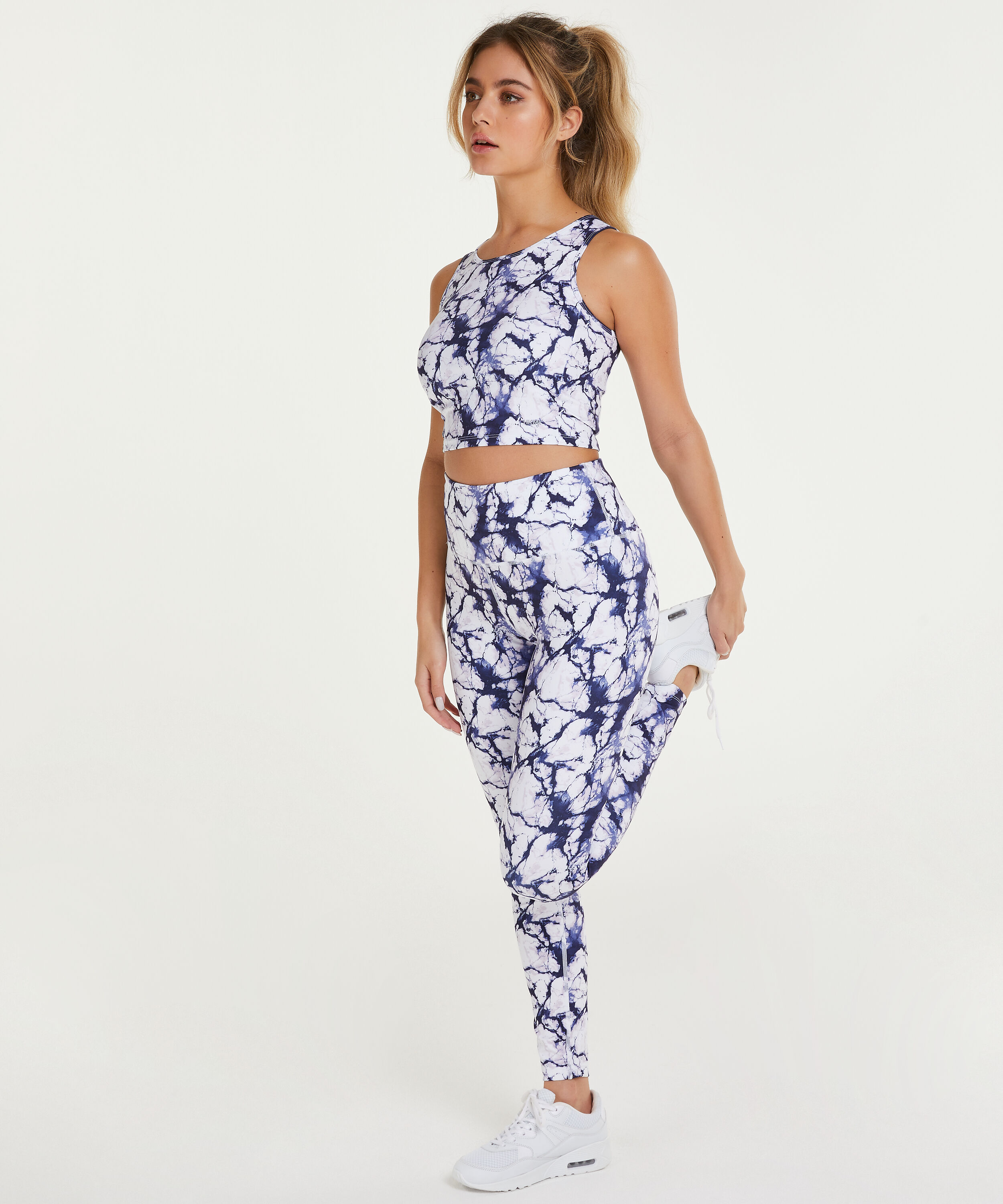 HKMX Legging taille haute Oh My Squat , Blanc