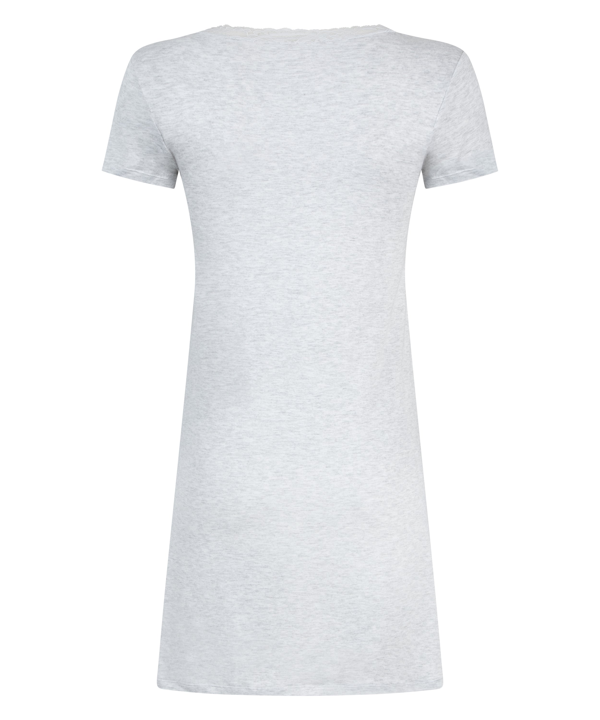 Chemise de nuit en jersey, Gris, main