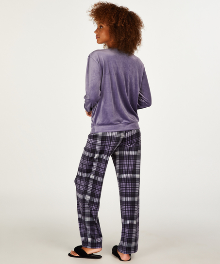 Pyjama avec sac, Bleu