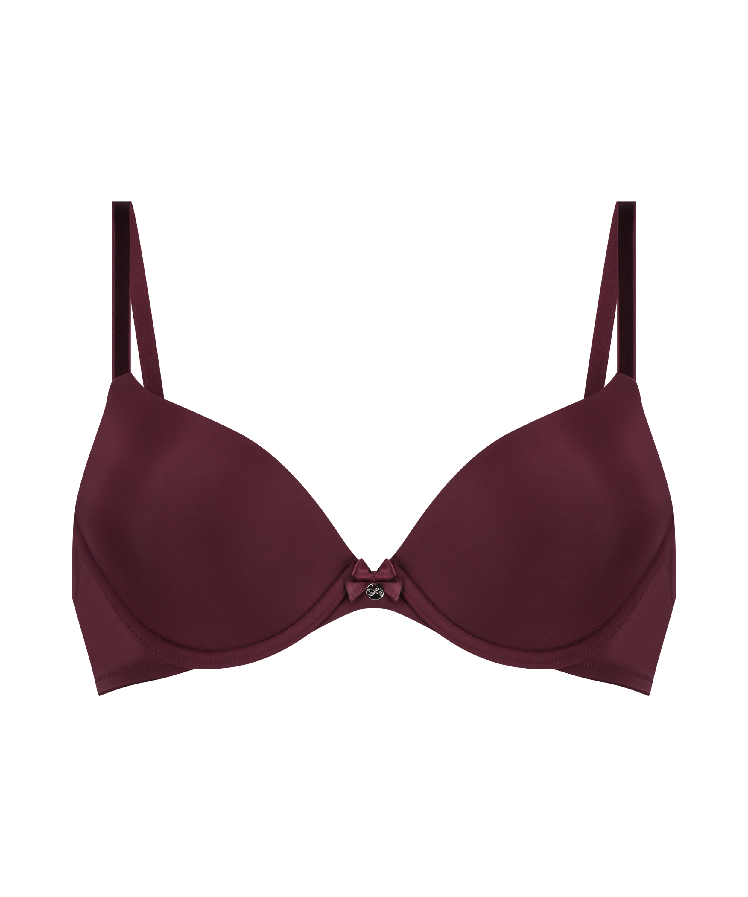 Soutien-gorge à armatures préformé Plunge, Rouge, main