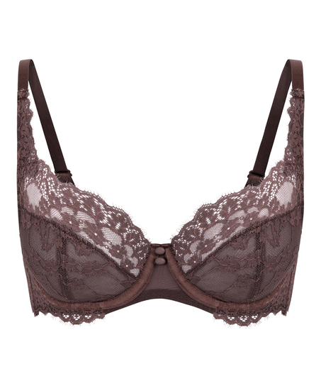 Soutien-gorge à armatures non-préformé Daisy, Marron