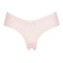 Slip br&eacute;silien V-shape Mesh, Rose