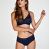 Soutien-gorge à armatures non-préformé minimiseur Nina, Bleu