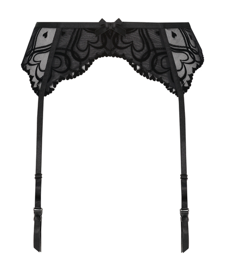 Porte-jarretelles Pippa, Noir