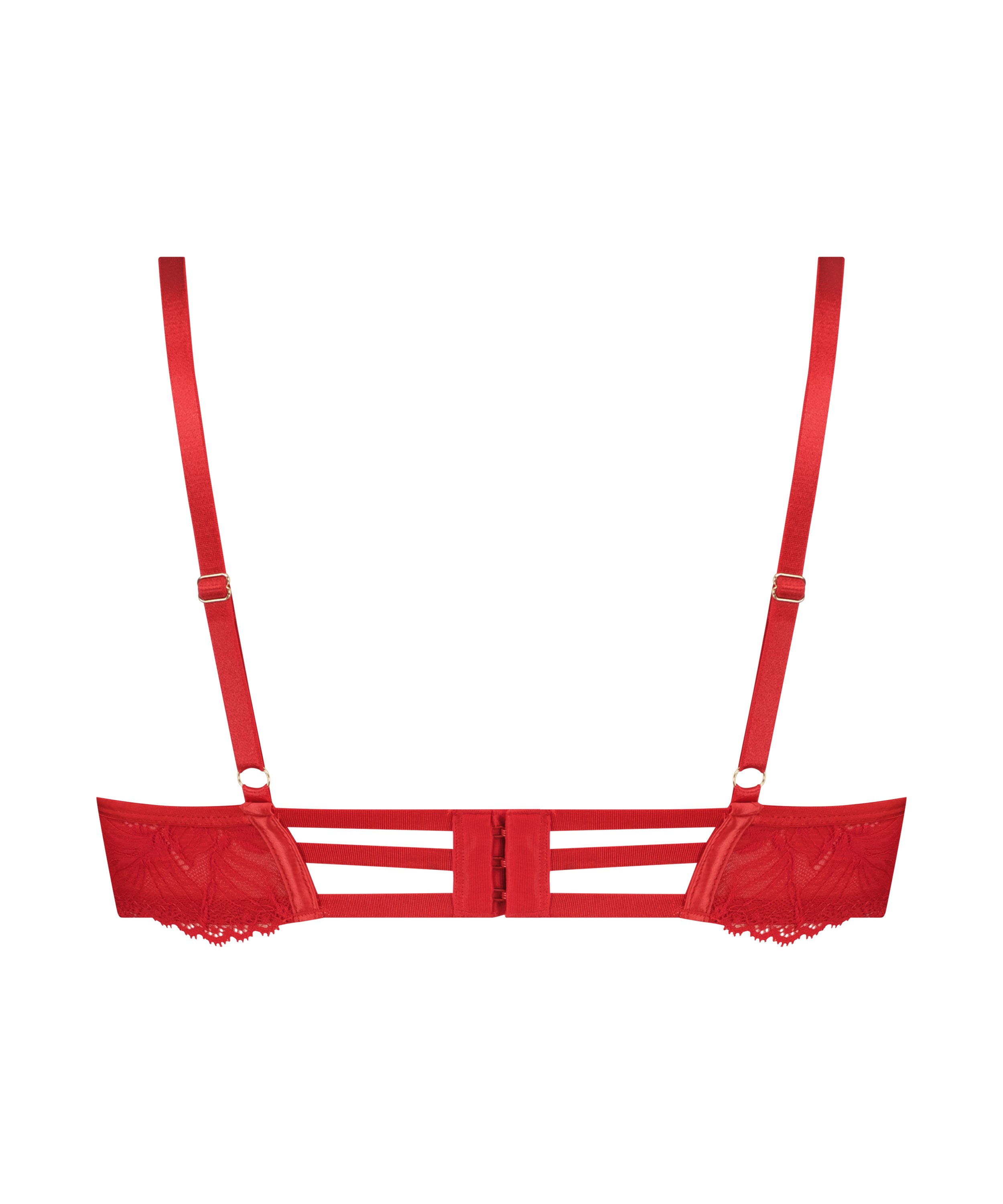 Soutien-gorge à armatures non-préformé Lulu, Rouge, main