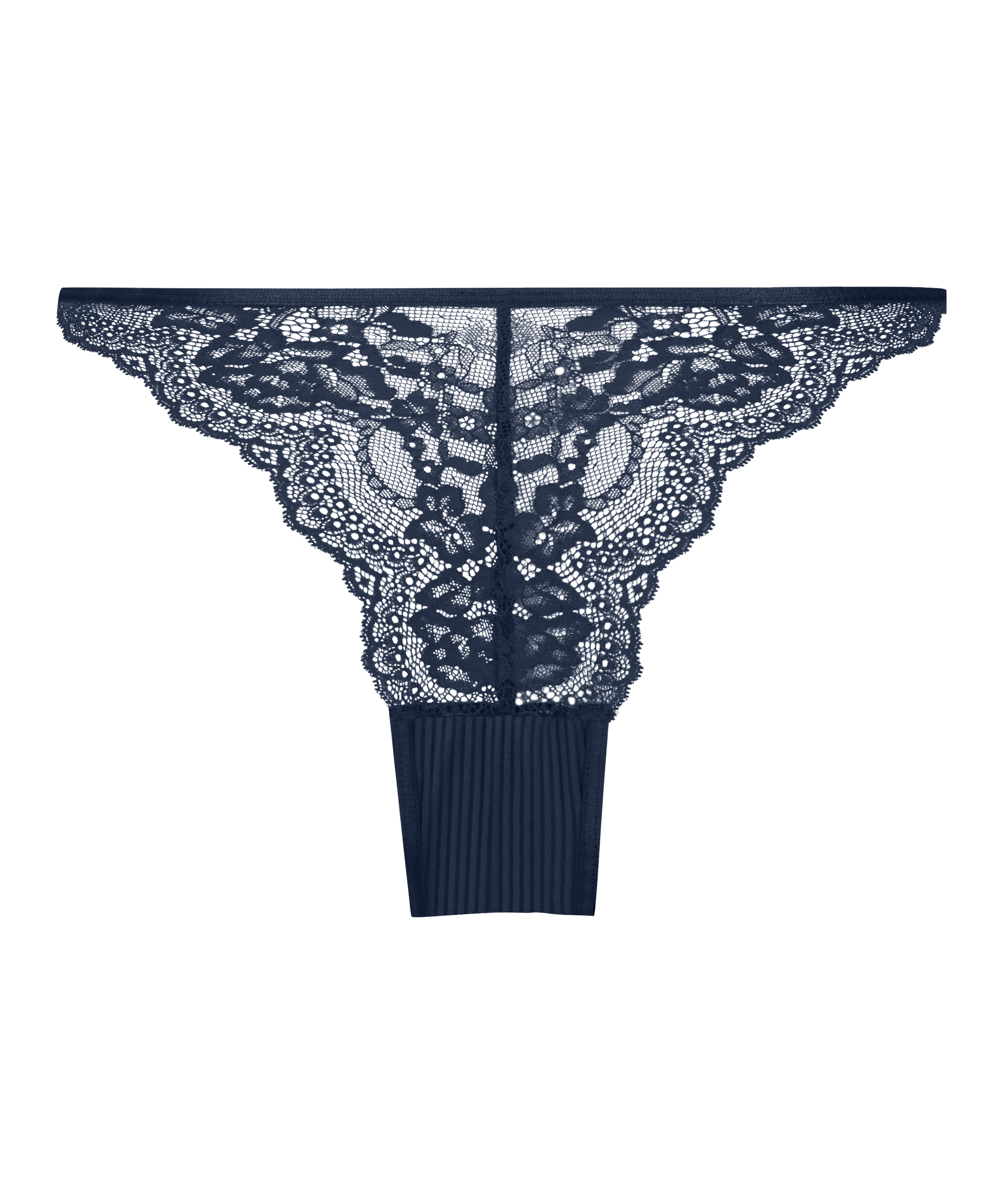 Slip brésilien Kaiden, Bleu, main