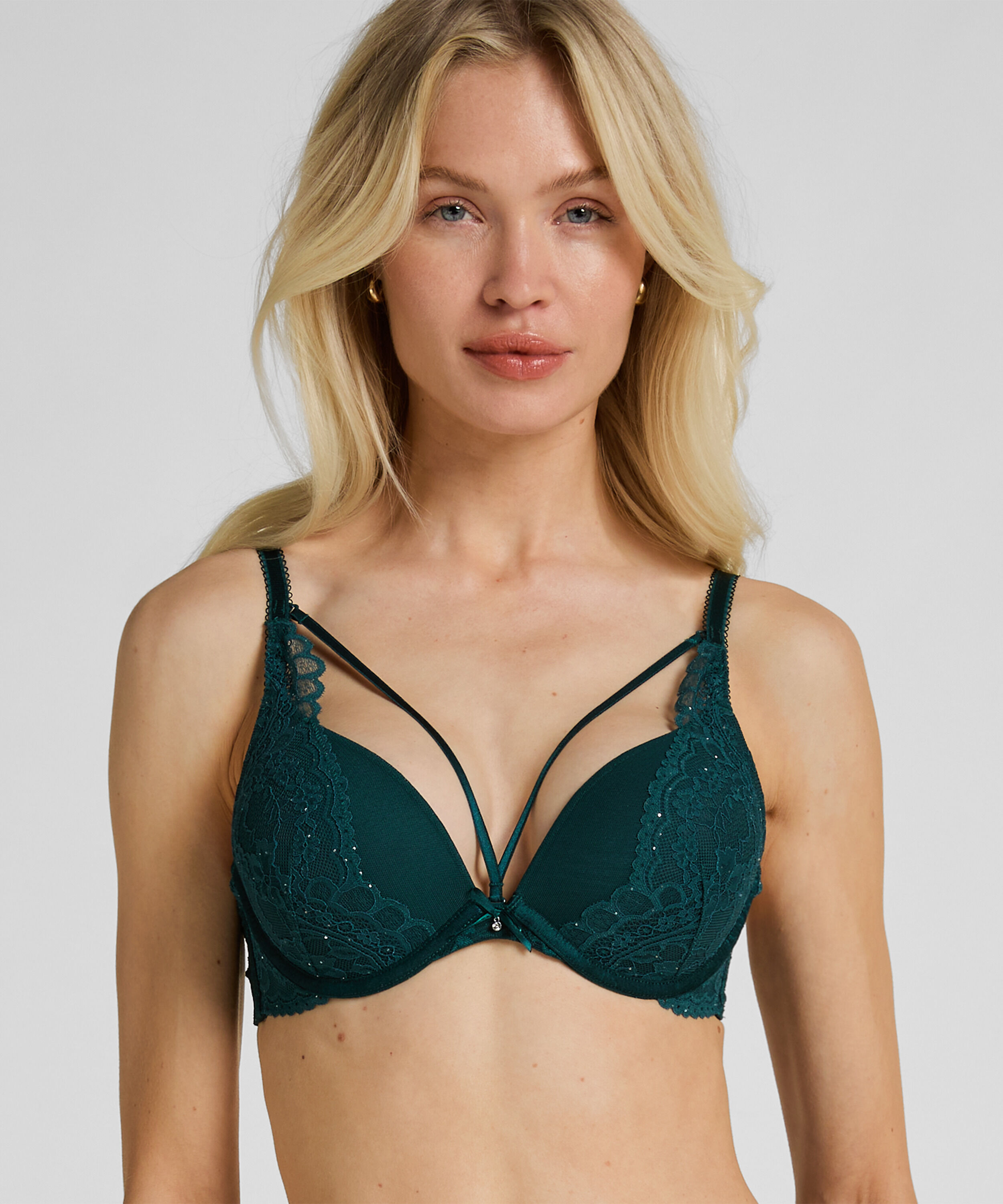 Soutien-gorge push-up à armatures préformé Isadora, Vert Soutien-gorge push-up à armatures préformé Isadora, Vert