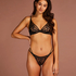 Soutien-gorge rembourré à armatures Domenica, Noir