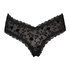 Slip br&eacute;silien V-shape Mesh, Noir