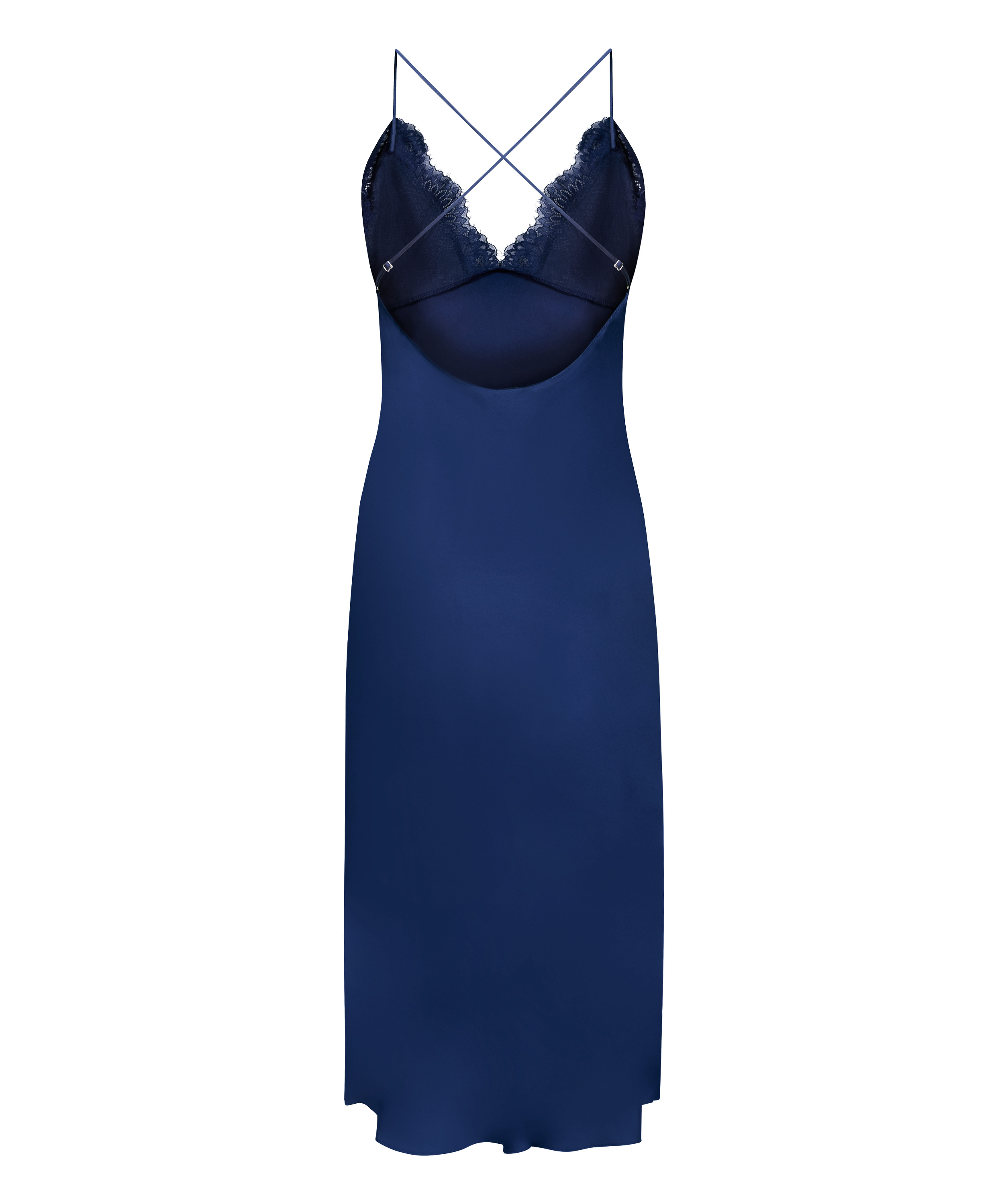 Slip dress Dorothy, Bleu, main