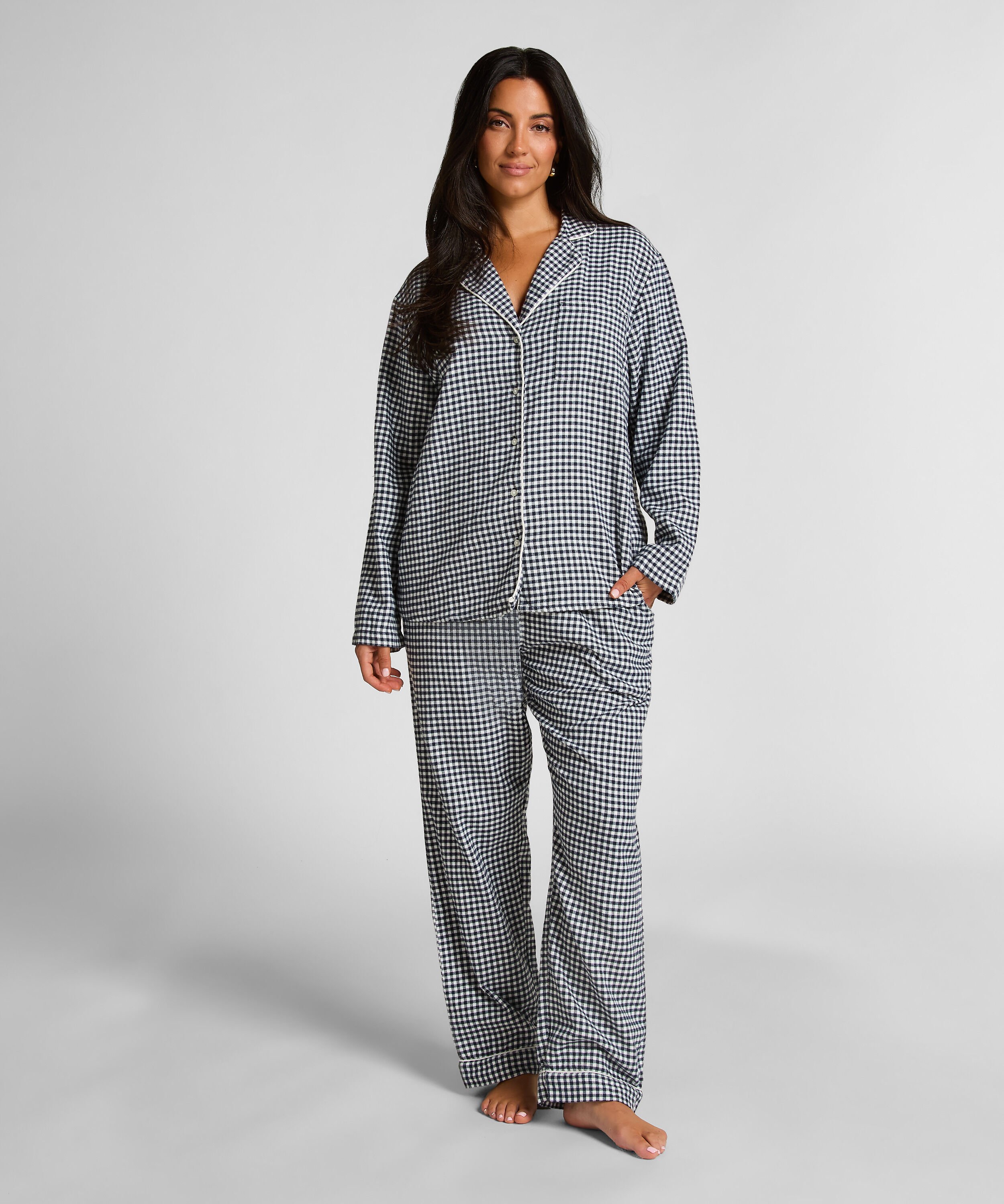 Haut de pyjama Flanel Essentials, Bleu