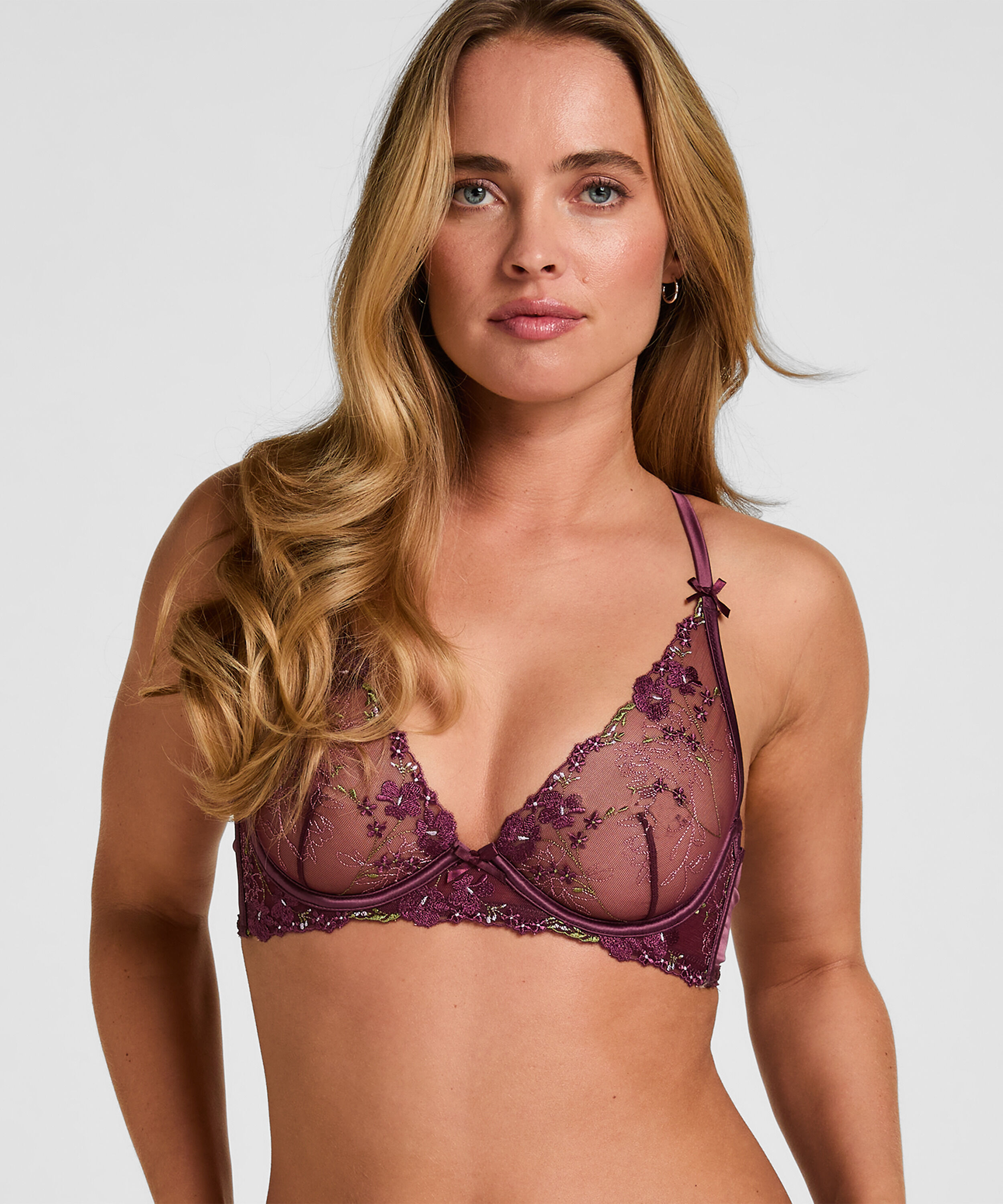 Soutien-Gorge Longline à Armatures Sans Rembourrage Peonie