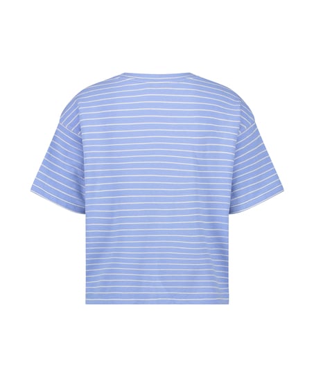 Haut de pyjama, Bleu