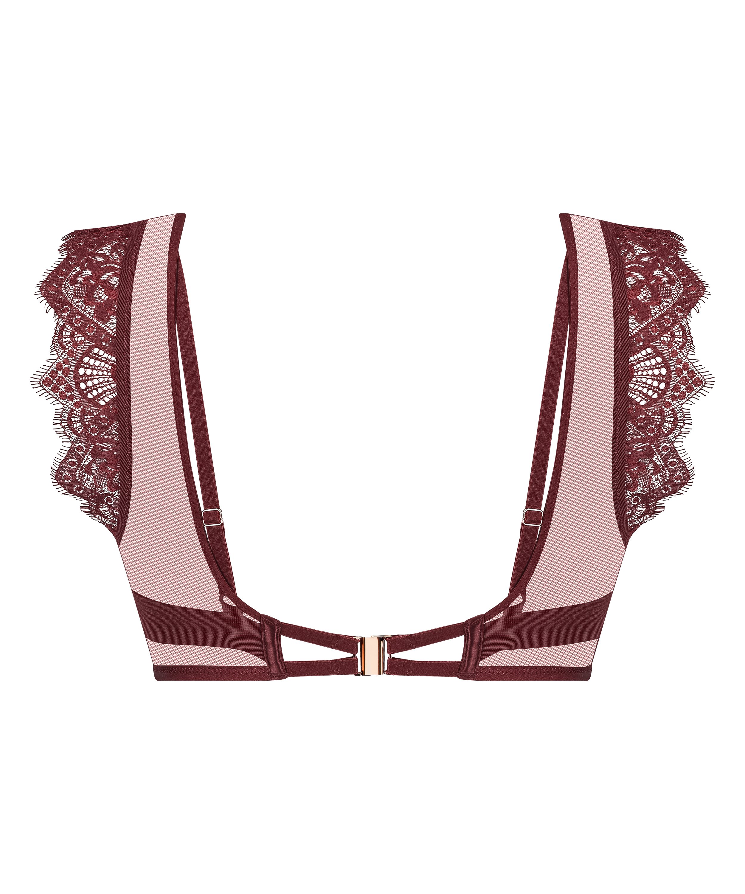 Soutien-gorge bustier non-rembourré à armatures Zoe, Rouge, main